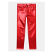 Karl Lagerfeld Kids Bavlnené nohavice Z14219 S Červená Skinny Fit