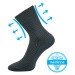 Boma Viktorka Dámske ponožky s extra voľným lemom - 3 páry BM000000624700100354 tmavo šedá
