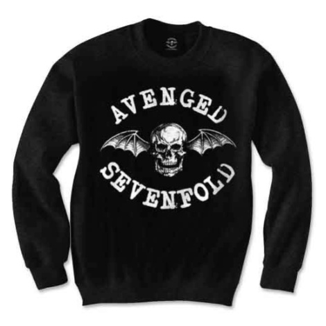 RockOff Unisex Mikina - AVENGED SEVENFOLD - 'Death Bat' - čierna