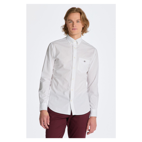 KOŠEĽA GANT REG POPLIN SHIRT WHITE