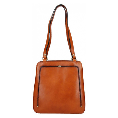 Dámska kožená batôžky kabelka Katana Viola - hnedá