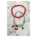 Santa Claus Christmas Bracelet with Bag