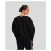 Mikina Karl Lagerfeld Ikonik 2.0 Outline Sweatshirt Čierna