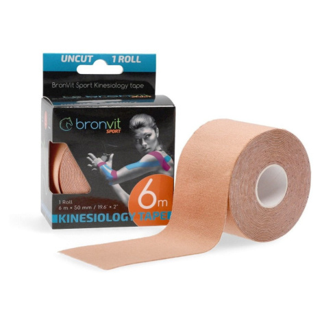 Tejpovacia páska BronVit Sport Kinesio Tape classic 5 cm x 6m Farba: béžová