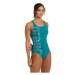 Dámske plavecké jednodielne plavky ARENA WO KIKKO PRO SWIMSUIT V BACK GRAPHIC