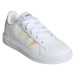 Dievčenská rekreačná obuv ADIDAS Grand Court 2.0 K cloud white iridescent cloud white