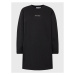 Calvin Klein Curve Úpletové šaty Inclu Micro Logo K20K205474 Čierna Regular Fit