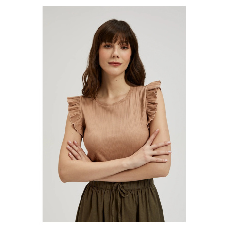 Women's blouse MOODO - dark beige