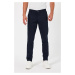 36952 Dewberry Gabardine Cotton Slim Fit Chino Mens Trousers-NAVY