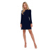 Made Of Emotion Woman's Dress M753 Navy Blue