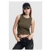 Women's lace olive top