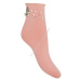 WOLA Bavlnené ponožky w84.01c-vz.007 C00-ružová
