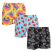 3PACK Men's Boxer Shorts Horsefeathers Manny multicolored