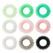 BeastPink Set špirálových gumičiek do vlasov Green mix