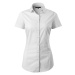 MALFINI Dámska košeľa s krátkym rukávom Flash - Biela