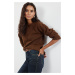 Trendyol Brown Soft Texture Button Detailed Knitwear Sweater