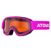 Atomic SAVOR JR Lyžiarske okuliare, ružová, veľkosť