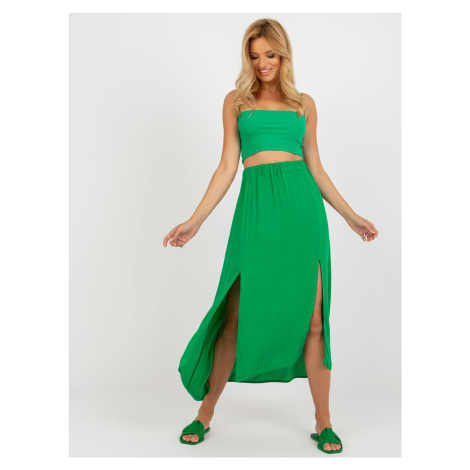 Skirt-WN-SD-8196.18-green Rue Paris