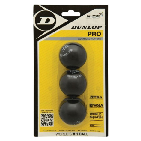 Dunlop PRO 3BBL Loptička na squash, čierna, veľkosť