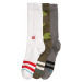 Stance Športové ponožky 'The Og'  sivá / olivová / svetlozelená / biela