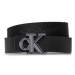 Calvin Klein Jeans Pánsky opasok Gift Prong Harness Lthr Belt35Mm K50K511516 Čierna