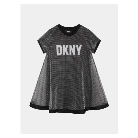 DKNY Každodenné šaty D32890 S Sivá Regular Fit