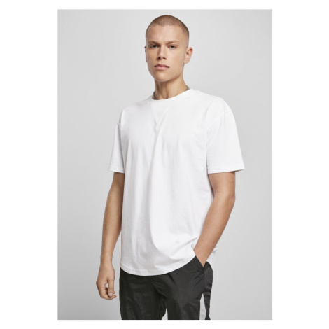 Organic Cotton Curved Oversized Tee - white