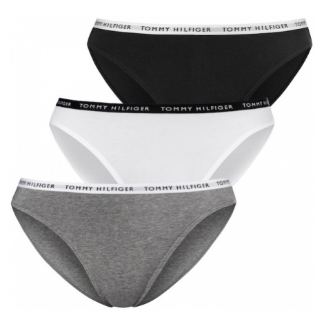 Tommy Hilfiger Underwear NohaviÄ�ky  sivÃ¡ melÃ­rovanÃ¡ / Ä�ierna / biela