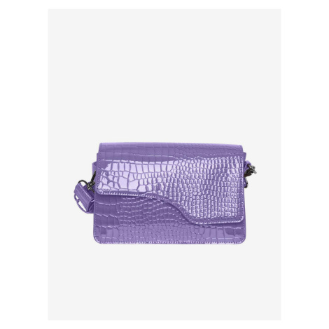Pieces Light Purple Women's Crossbody Bag with Crocodile Pattern Piece - Women's