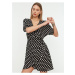 Black polka dot dress Trendyol - Women