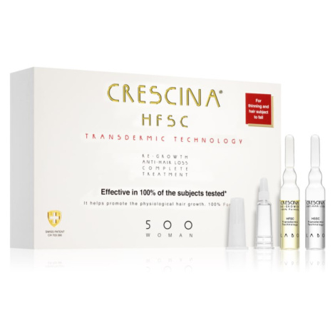 Crescina Transdermic 500 Re-Growth and Anti-Hair Loss starostlivosť pre podporu rastu a proti vy