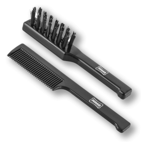 Sada kefa a hrebeň na fúzy Proraso Moustache Brush & Comb Set