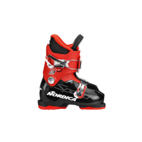 Juniorské lyžiarky na zjazdovku - on piste NORDICA SPEEDMACHINE J 2 BLACK-RED