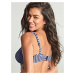 Swimwear Gingham Full Cup Bikini navy gingham SW1722