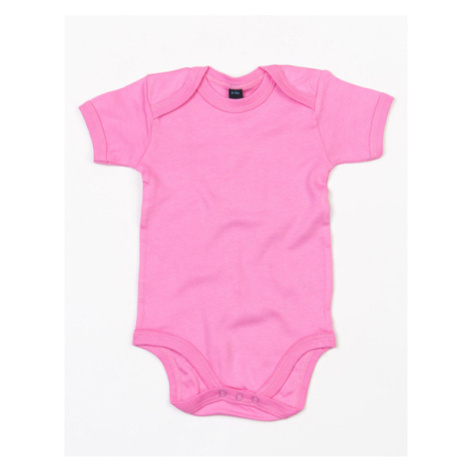 Babybugz Dojčenské body s krátkym rukávom BZ10 Bubble Gum Pink