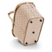 Nákupný košík Reisenthel Carrybag Frame Metallic dots coffee