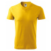 MALFINI Tričko V-neck - Žltá