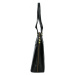 Elegantná dámska kožená kabelka Katan Apolens - čierna