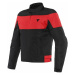 Dainese Elettrica Air Black/Black/Lava Red Textilná bunda