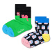 Happy Socks Ponožky 'Cat'  modrá / zelená / svetloružová / čierna