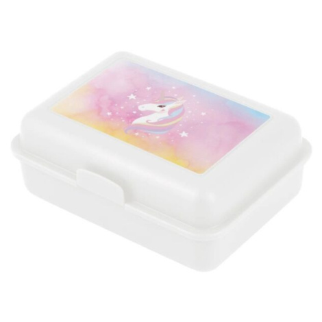 BAAGL RAINBOW UNICORN Box na desiatu, biela, veľkosť