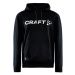 CRAFT Pán.sveter s kapucňou Core Craft H Farba: čierna