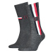 Tommy Hilfiger Ponožky - TH MEN SOCK 2P ICONIC STRIPE sivé