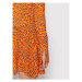 Patrizia Pepe Košeľové šaty 8A0974/A027-FC57 Oranžová Regular Fit