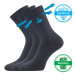 Lonka Drbambik Unisex ponožky s voľným lemom - 3 páry BM000003618800101175 tmavo šedá