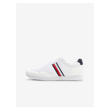 White Mens Sneakers Tommy Hilfiger Core Lo Runner - Men