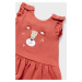 Šaty pre bábätká Mayoral Newborn červená farba, mini, áčkový strih
