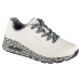 BIELE DÁMSKE TENISKY SKECHERS UNO - MINI DRIP 177959-WBK