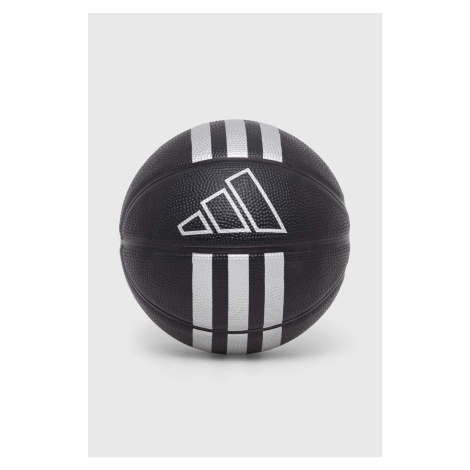 Lopta adidas Performance 3-Stripes Rubber Mini čierna farba, HM4972