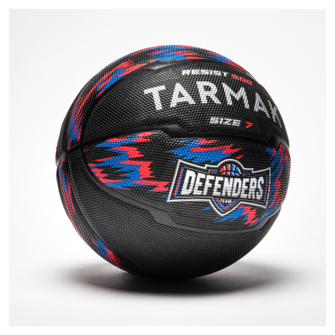 Basketbalová lopta veľkosti 7 - R500 čierno-červeno-modrá TARMAK